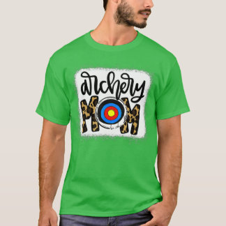 Archery Mom Leopard Archery Mama T-Shirt