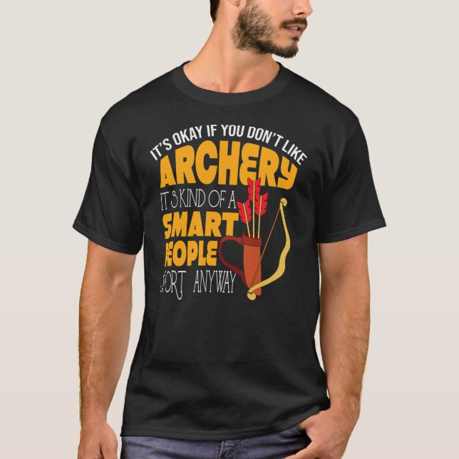 Archery Smart People Sport Arrow Bow Kinderfrauen T-Shirt (Vorderseite)