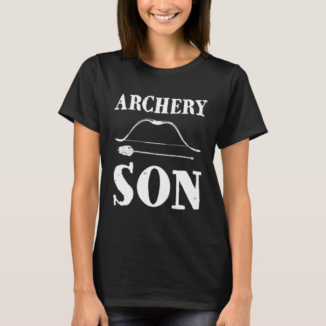 Archery Son Funny Bow Arrow Sport Hunter T-Shirt (Vorderseite)