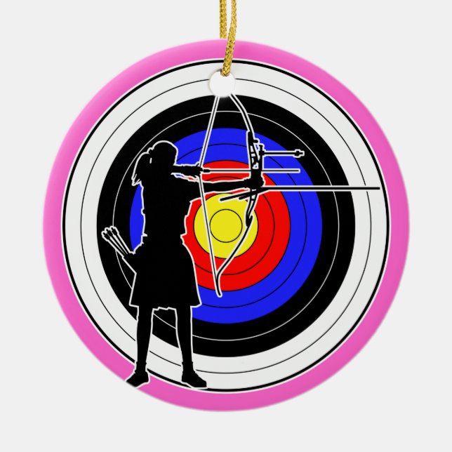 Archery & target 02 keramikornament (Vorne)