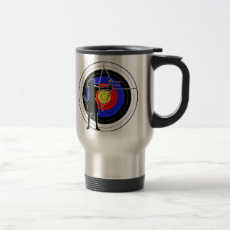 Archery & target 02 reisebecher