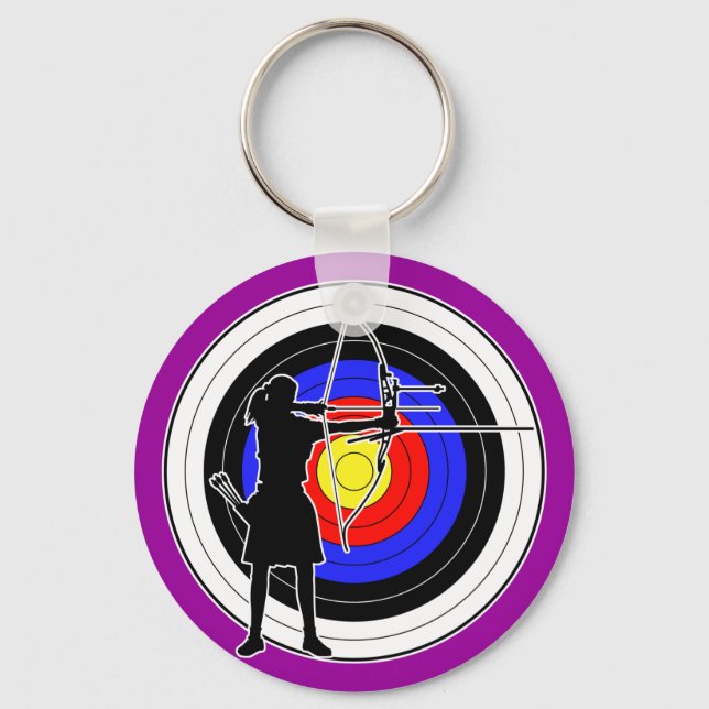 Archery & target 02 schlüsselanhänger (Vorderseite)