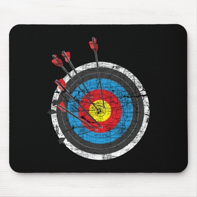 Archery Target - Archer Bowman Bow Junting Bowhunt Mousepad (Vorne)