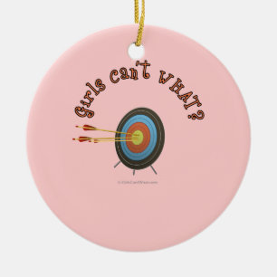 Archery Target Bullseye Keramik Ornament