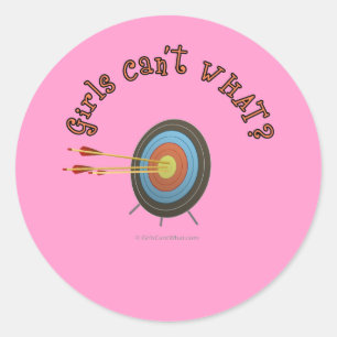 Archery Target Bullseye Runder Aufkleber