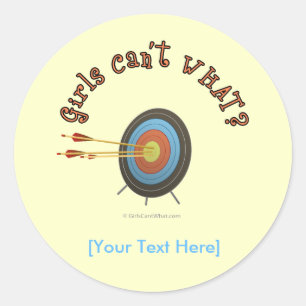 Archery Target Bullseye Runder Aufkleber