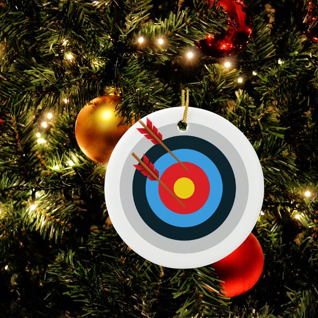 Archery Target Individuelle Name Ornament (Von Creator hochgeladen)