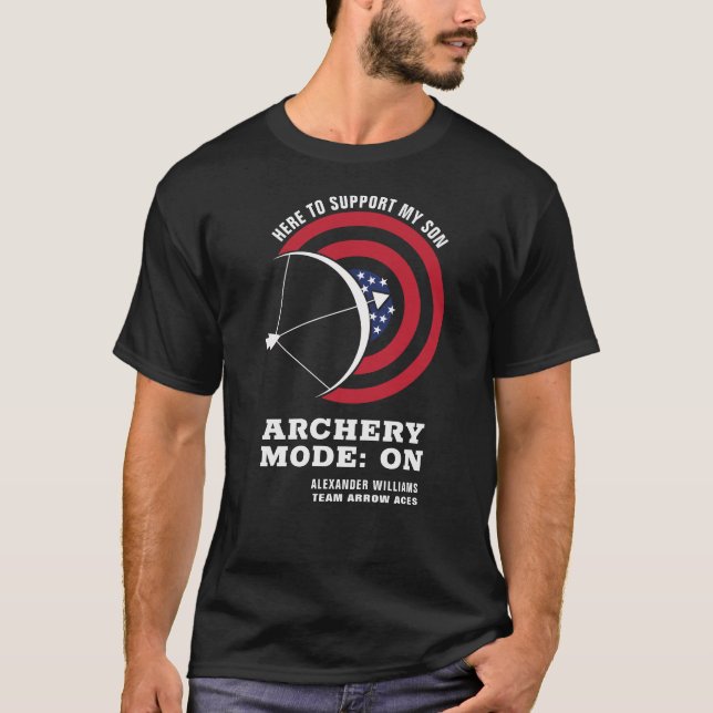 Archery Team Archer Supporter Masters USA Archery T-Shirt (Vorderseite)