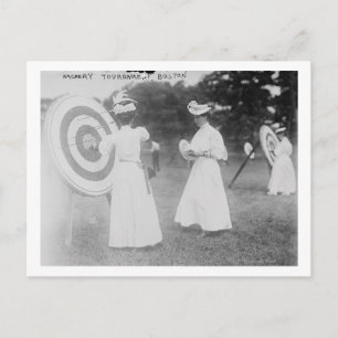 Archery Turnament in Boston, MA Fotograf Postkarte