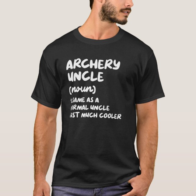 Archery Uncle Definition Sports T-Shirt (Vorderseite)