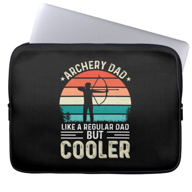 Archery Vater Laptopschutzhülle (Vorderseite)