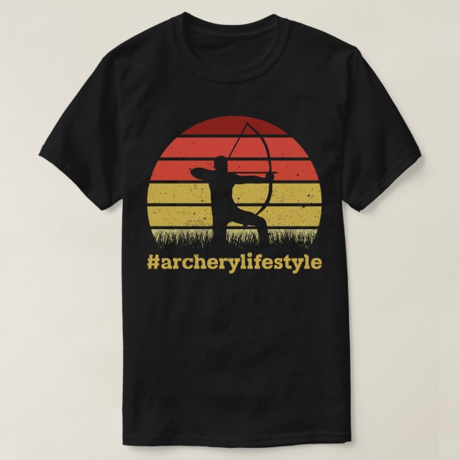 Archerylifestyle Archery Bow Archer T-Shirt (Design vorne)