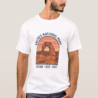 Arches Delicate Arch Vintage Utah Wüstenpark T-Shirt