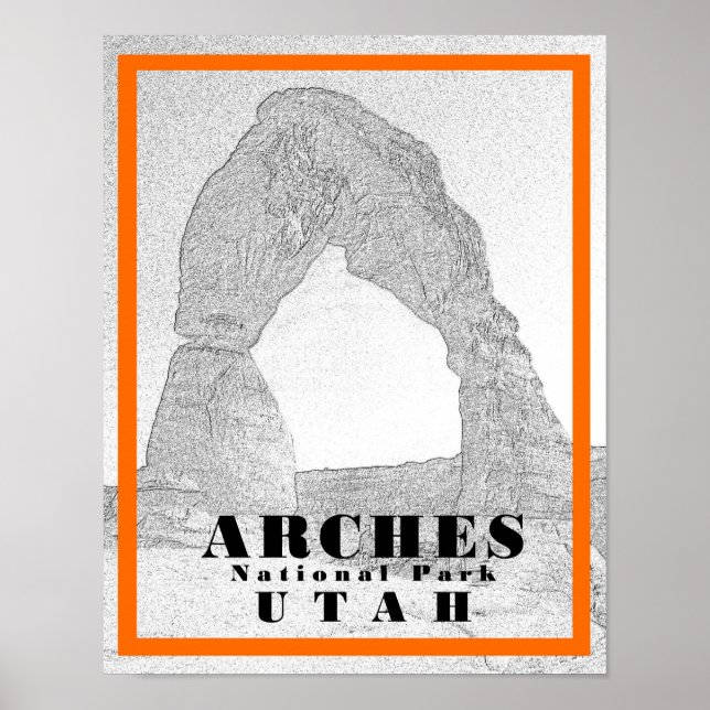 Arches National Park - 11 x 14 Poster (Vorne)
