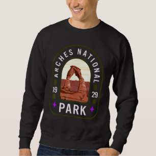 Arches National Park 1929 Moab Utah Nature Camping Sweatshirt