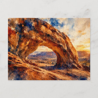 Arches National Park bei Sonnenuntergang, Postkarte