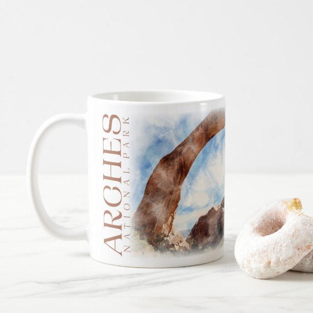 Arches National Park Coffee Tasse (Mit Donut)