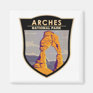 Arches National Park Delikater Arch Vintage Magnet