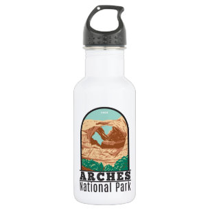 Arches National Park Doppelbogen Vintage Edelstahlflasche