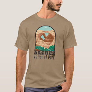 Arches National Park Doppelbogen Vintage T-Shirt