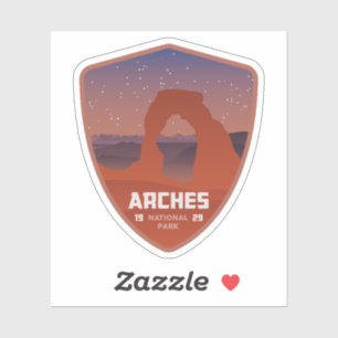 Arches National Park Große Vinyl Sticker