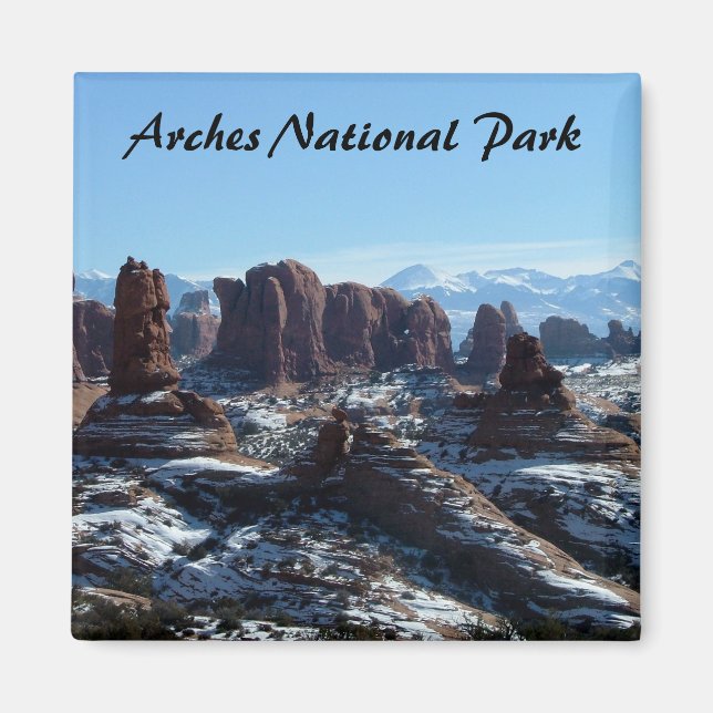 Arches National Park in Winter - Magnet (Vorne)