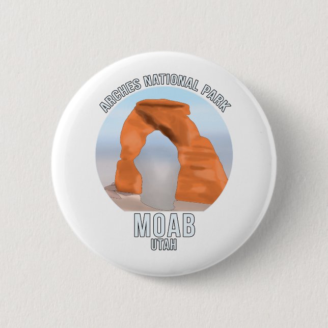 Arches National Park Moab Utah Button (Vorderseite)