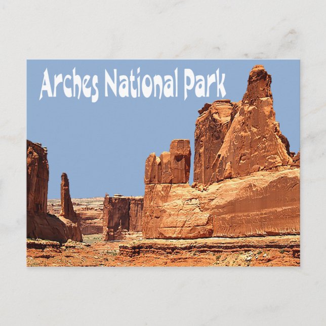 Arches National Park, Moab Utah Postcard Postkarte (Vorderseite)