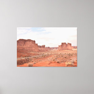 Arches National Park nach dem Sturm Leinwanddruck