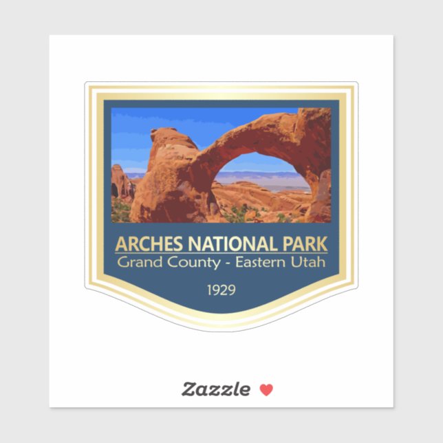 Arches National Park (PF2) Aufkleber (Blatt)