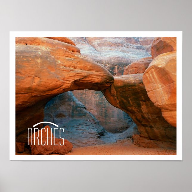 Arches National Park Rock Formationen Poster (Vorne)