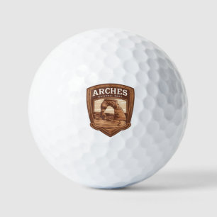 Arches National Park Travel Abzeichen Golfball