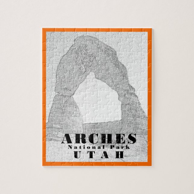 Arches National Park - Utah - 8x10 - 110 pc Puzzle (Vertikal)