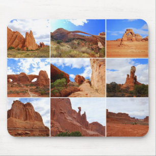 Arches National Park, Utah, Collage Mousepad