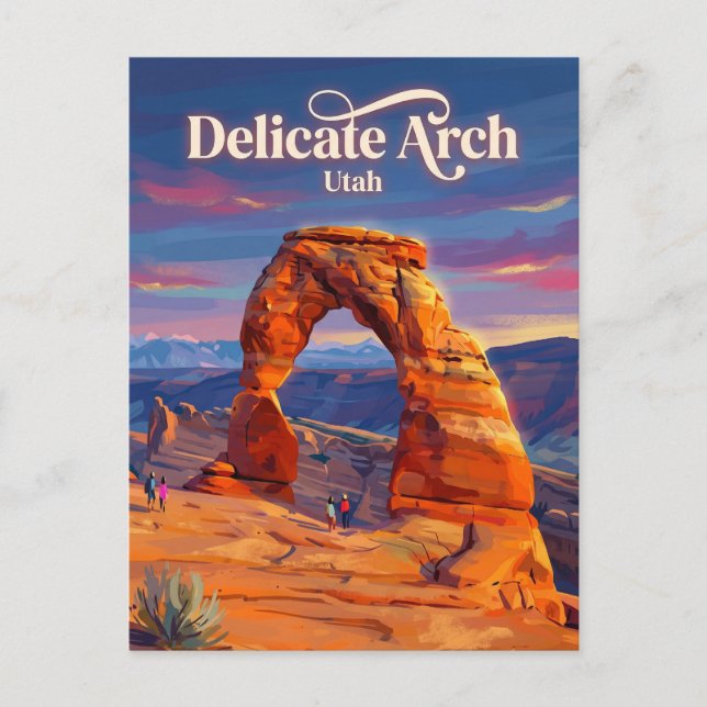 Arches National Park Utah Postkarte (Vorderseite)