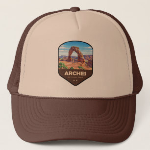 Arches National Park Utah Schild Truckerkappe