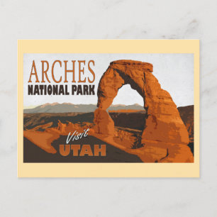 Arches National Park Utah United Staaten Travel Postkarte