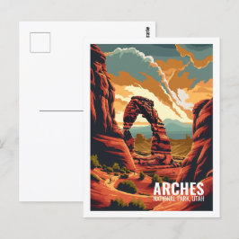 Arches National Park Utah USA Nationalparks Postkarte