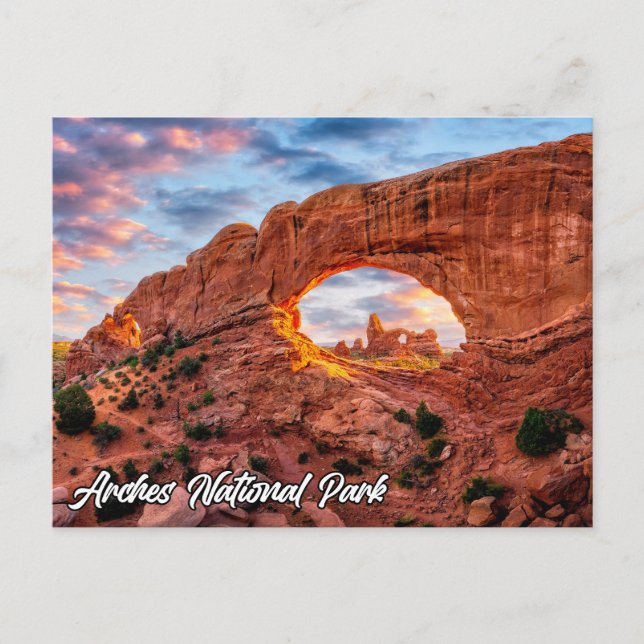 Arches National Park, Utah, USA Postkarte (Vorderseite)