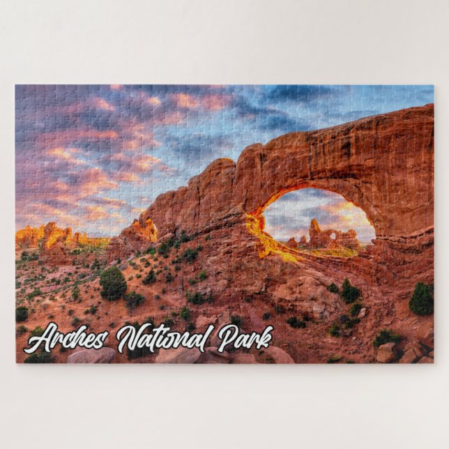 Arches National Park, Utah, Vereinigte Staaten Puzzle (Horizontal)