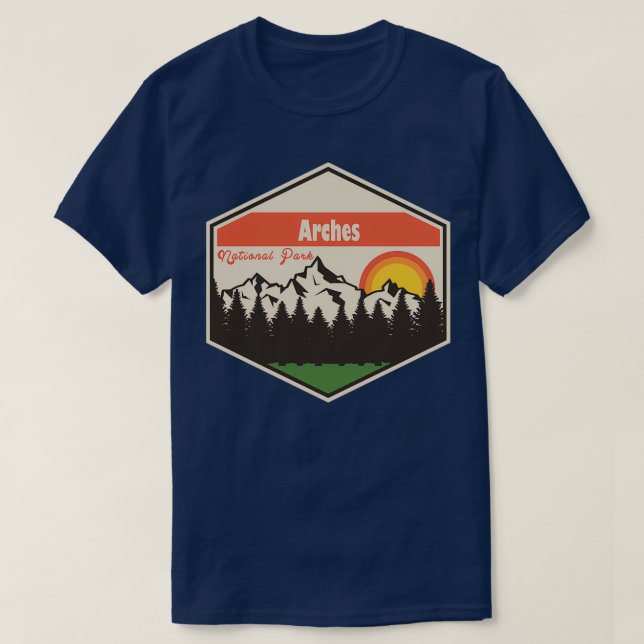 Arches Nationalpark 125 T-Shirt (Design vorne)