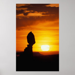 Arches Nationalpark, ABER Balance Felsen Poster