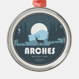 Arches Nationalpark Deer Ornament Aus Metall