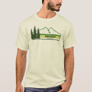 Arches Nationalpark Grüne Streifen T-Shirt