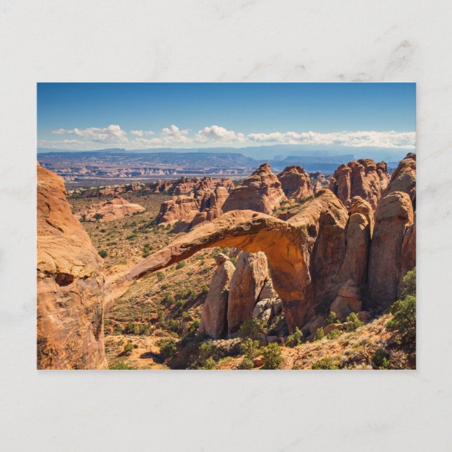 Arches Nationalpark - Landschaftsbild Postkarte (Vorderseite)