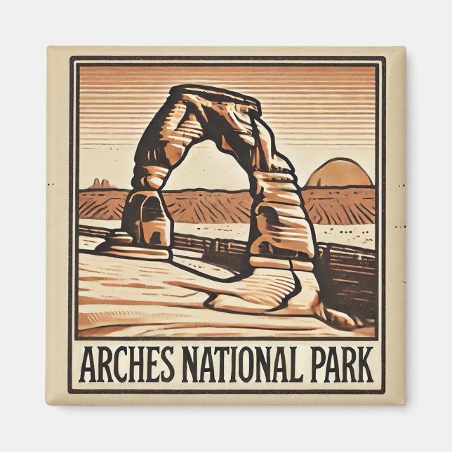 Arches Nationalpark Magnet (Vorne)