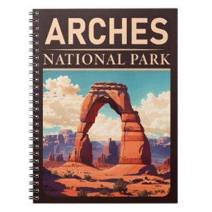 Arches Nationalpark Moab Utah Delicate Arch Notizblock