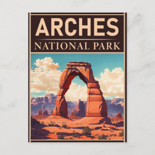 Arches Nationalpark Moab Utah Delicate Arch Postkarte