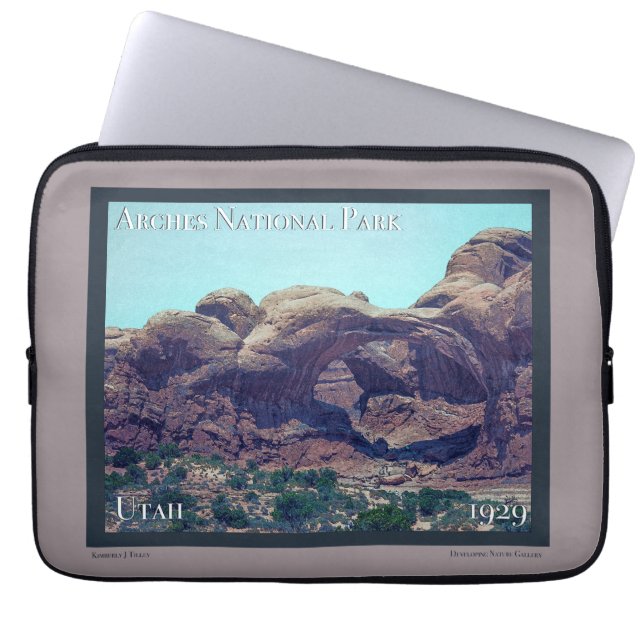 Arches Nationalpark Poster Laptopschutzhülle (Vorderseite)