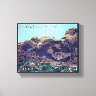 Arches Nationalpark Poster Leinwanddruck